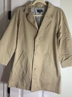 A.P.C. Short Trench Coat Jacket M